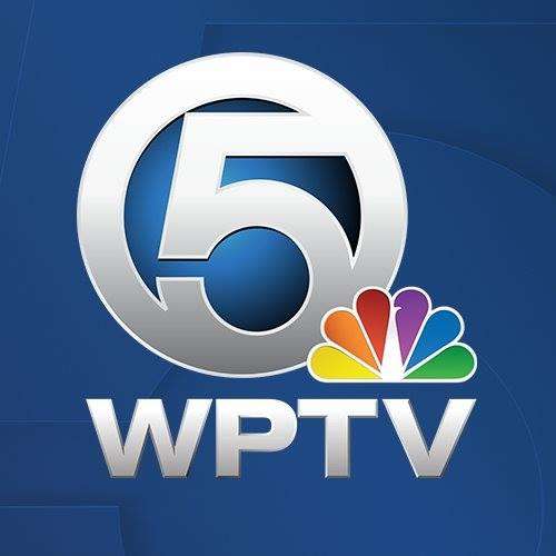 Logotipo de WPTV Canal 5 con el pavo real de NBC.