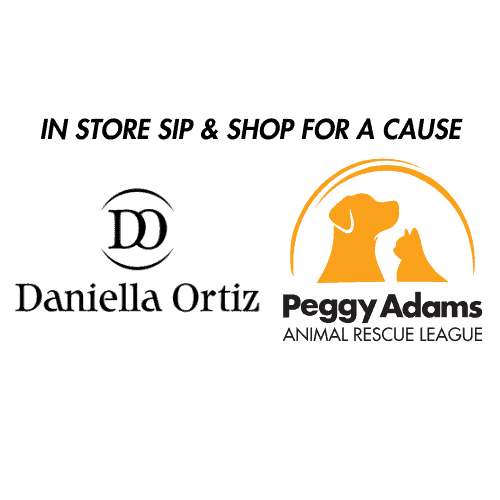 Evento en tienda de bebidas y compras a beneficio de Peggy Adams Animal Rescue League.